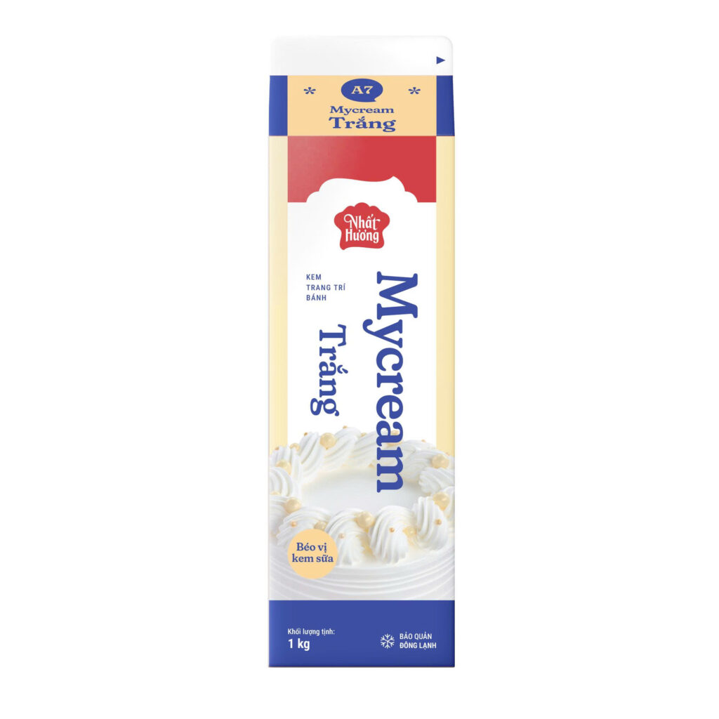 Kem trang trí bánh Mycream Trắng (A7)