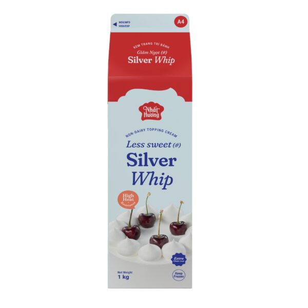 Kem Trang Trí Bánh Silver Whip Giảm Ngọt (1kg)