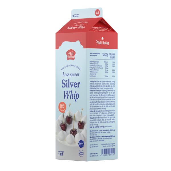 Silver Whip Less Sweet Non-Dairy Topping Cream (1kg) - Image 2