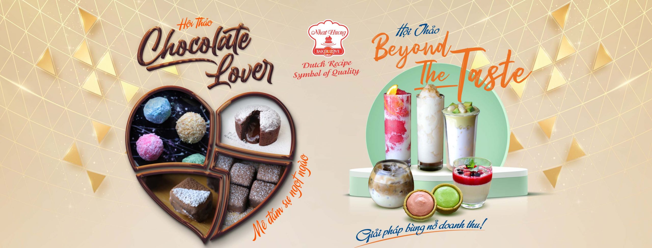 Thư mời hội thảo "Beyond The Taste" và "Chocolate Lover"