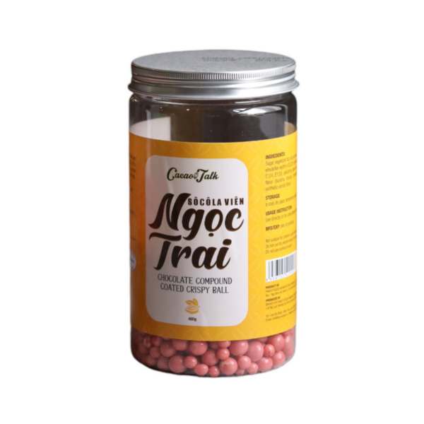 Sô Cô La Viên Ngọc Trai Màu Hồng – Hương Dâu Cacao Talk (400g)