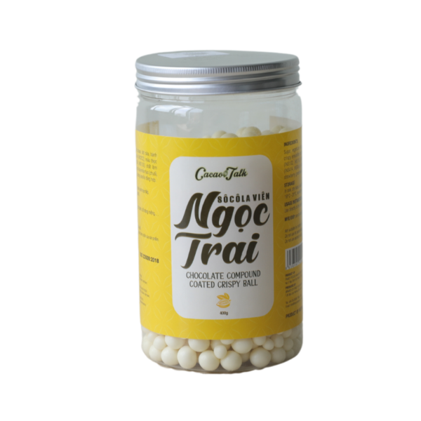 Sô Cô La Viên Ngọc Trai Màu Trắng Cacao Talk (400g)