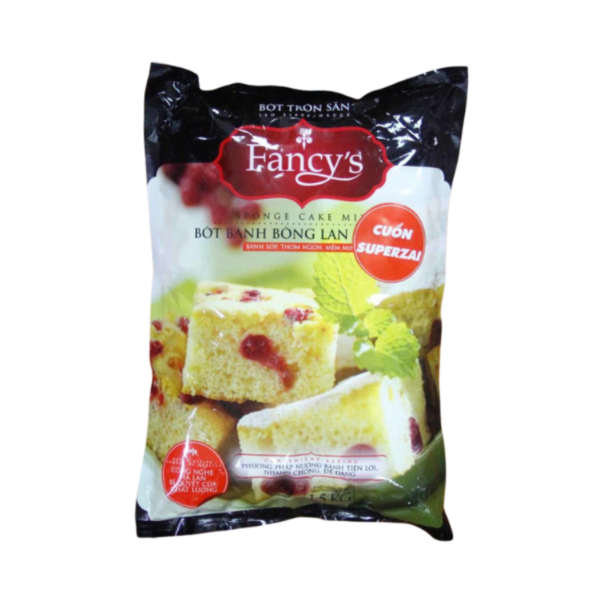 Bột Bánh Bông Lan Cuốn Superzai Fancy’s (1.5kg)