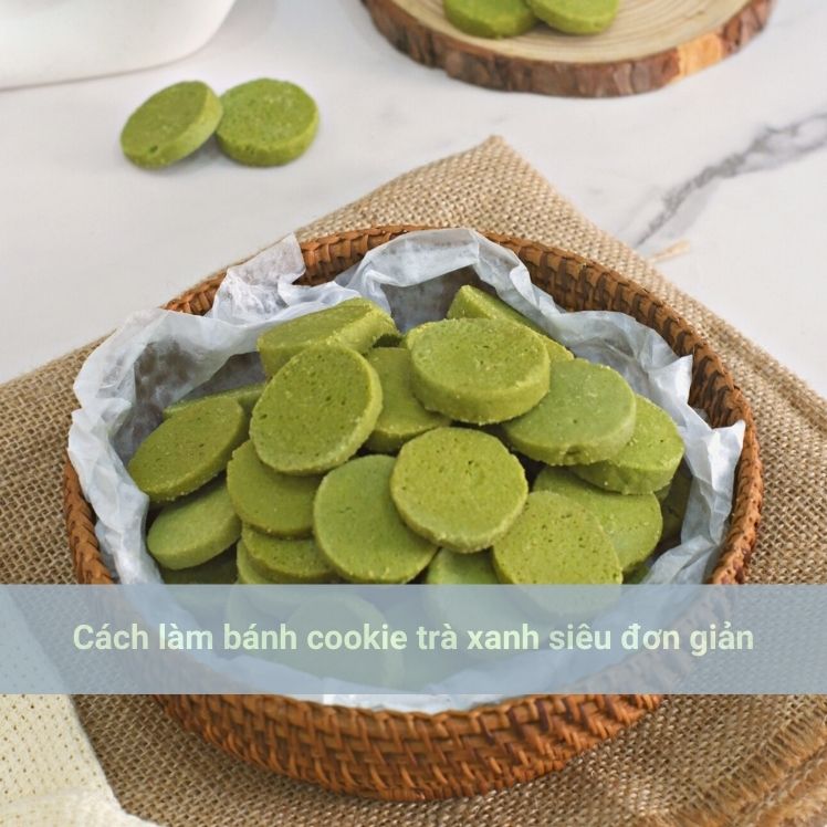 bánh cookie trà xanh