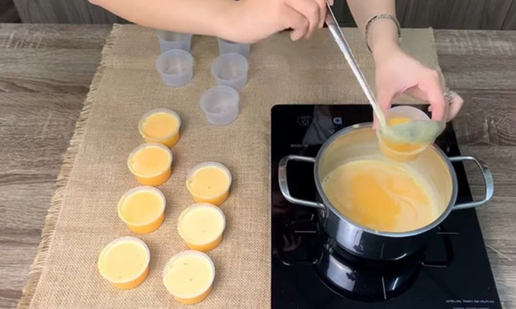 cách làm bánh pudding trứng sữa