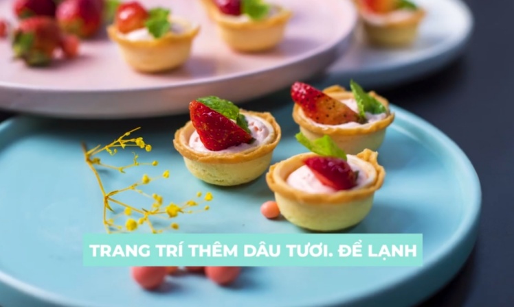 bánh tart dâu