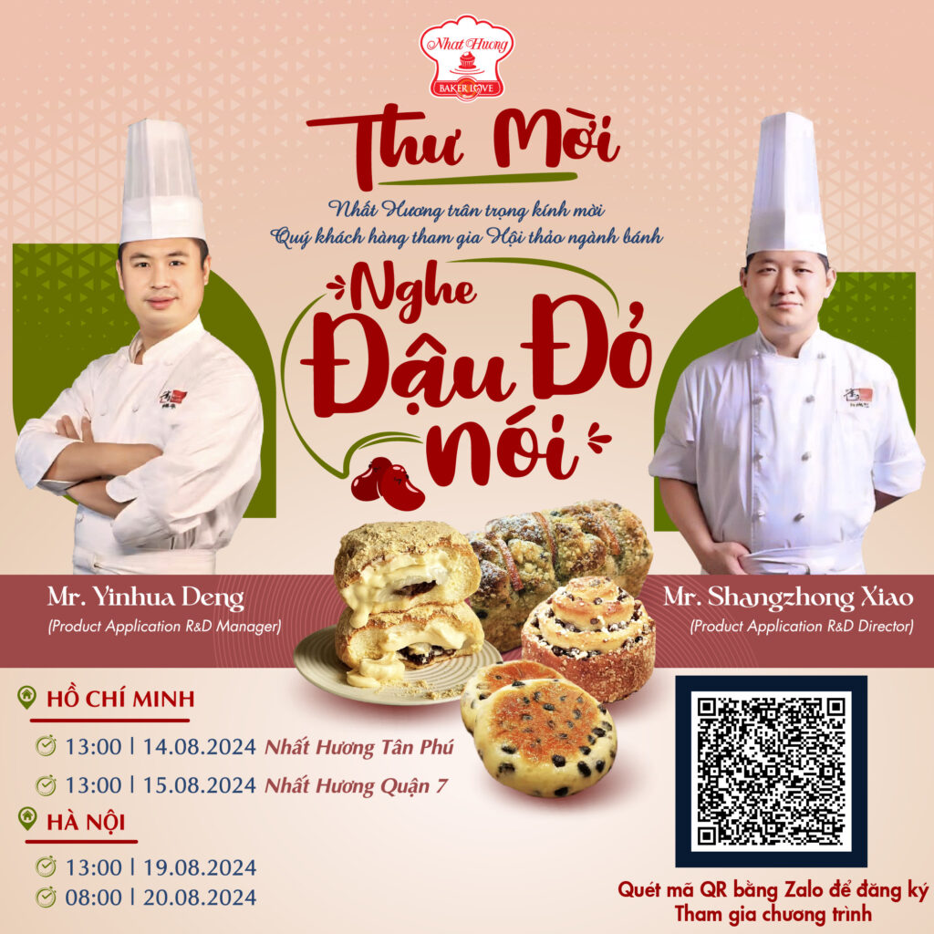 THƯ MỜI HỘI THẢO NGÀNH BÁNH "NGHE ĐẬU ĐỎ NÓI"