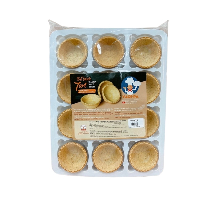 Đế Bánh Tart Nguyên Cám YA01-PA