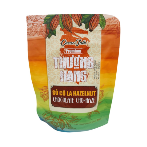 Sô Cô La Hazelnut Thượng Hạng Cacao Talk Dạng Nút Áo (500g)