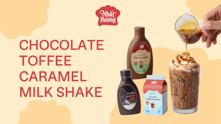 Chocolate Toffee Caramel Milk Shake