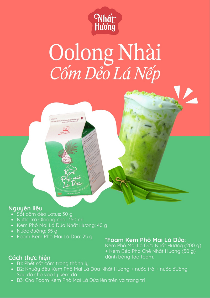 Oolong Nhài Cốm Dẻo Lá Nếp
