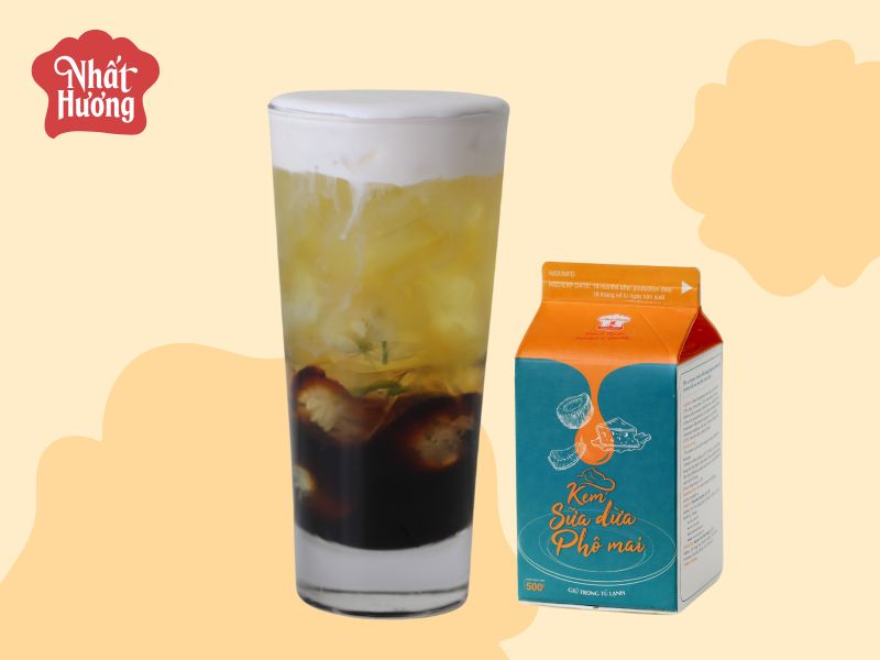 Trà Lài Long Nhãn Sữa Dừa 2 Trà Lài Long Nhãn Sữa Dừa