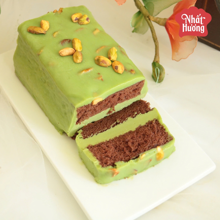 Matcha Cheese Cake béo thơm, chua dịu
