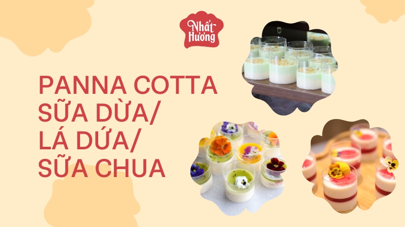 Panna Cotta 3 vị