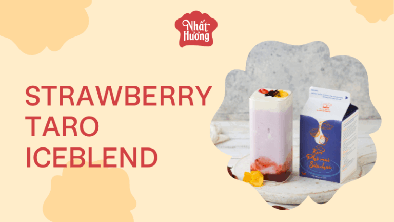 Strawberry Taro Iceblend