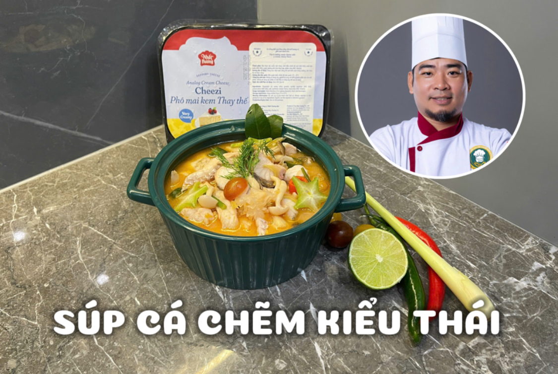 Súp Cá Chẽm Kiểu Thái