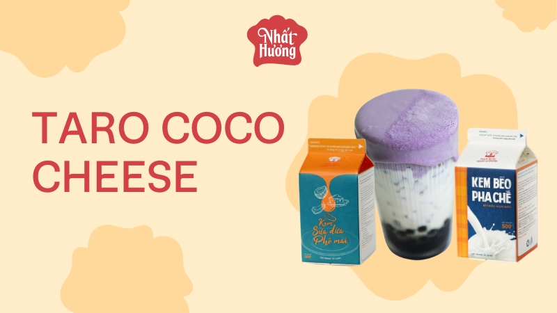 Taro Coco Cheese