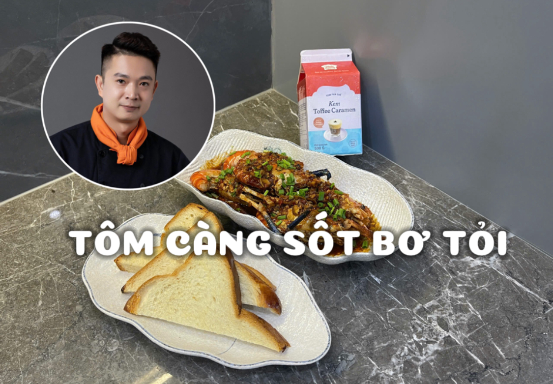 Tôm Càng Sốt Bơ Tỏi