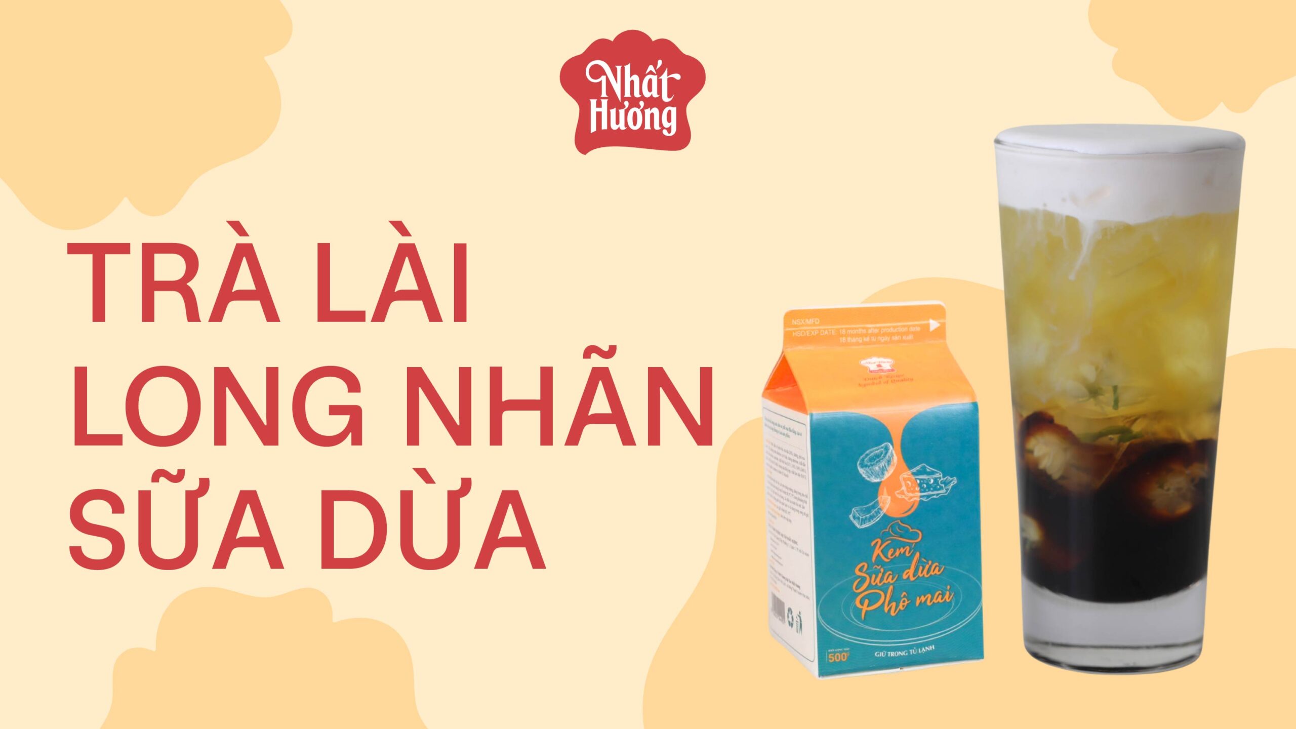 Trà Lài Long Nhãn Sữa Dừa