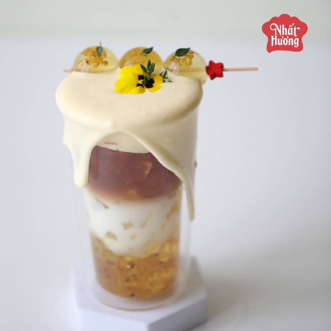 Hè Rực Rỡ: Bộ Công Thức Pha Chế Thanh Mát, Giải Nhiệt 1 TRÀ SỮA QUẾ HOA KEM CHEESE