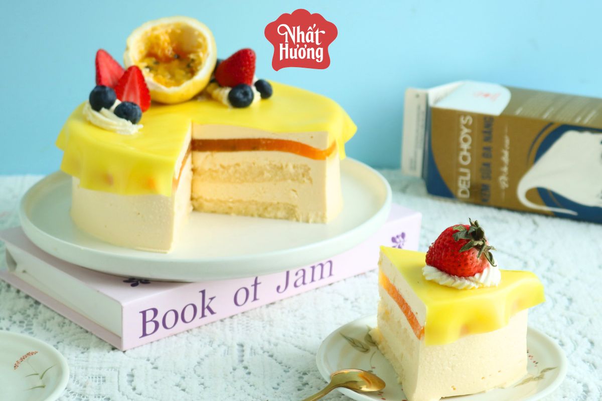 Passion Fruit Jelly Mousse – Món bánh thạch phủ sáng tạo, chinh phục vị giác mùa hè