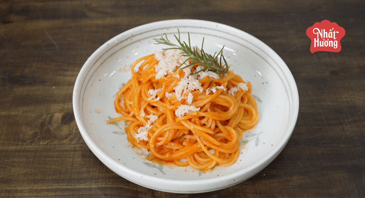 Mỳ Spaghetti Tomyum Thịt Cua