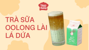 Trà Sữa Oolong Lài Lá Dứa