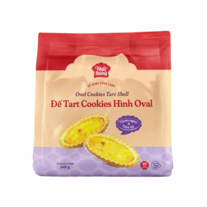 Đế Tart Cookies Hình Oval Nhất Hương (640 g – 40 cái)
