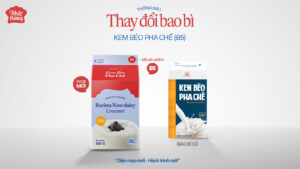 THÔNG BÁO: THAY ĐỔI BAO BÌ SẢN PHẨM KEM BÉO PHA CHẾ NHẤT HƯƠNG (B5)