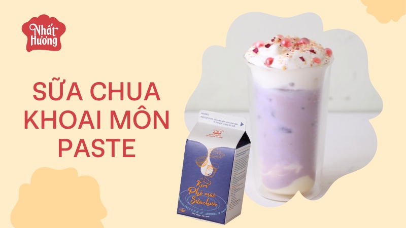Sữa Chua Khoai Môn Paste
