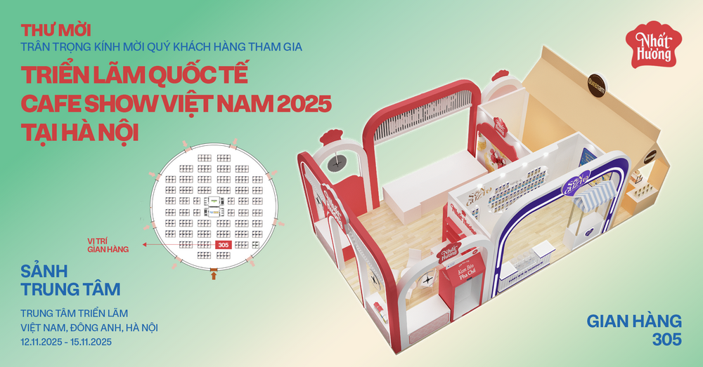 THƯ MỜI TRIỂN LÃM QUỐC TẾ CAFE SHOW VIỆT NAM 2025 TẠI HÀ NỘI