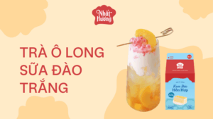 Trà Ô Long Sữa Đào Trắng