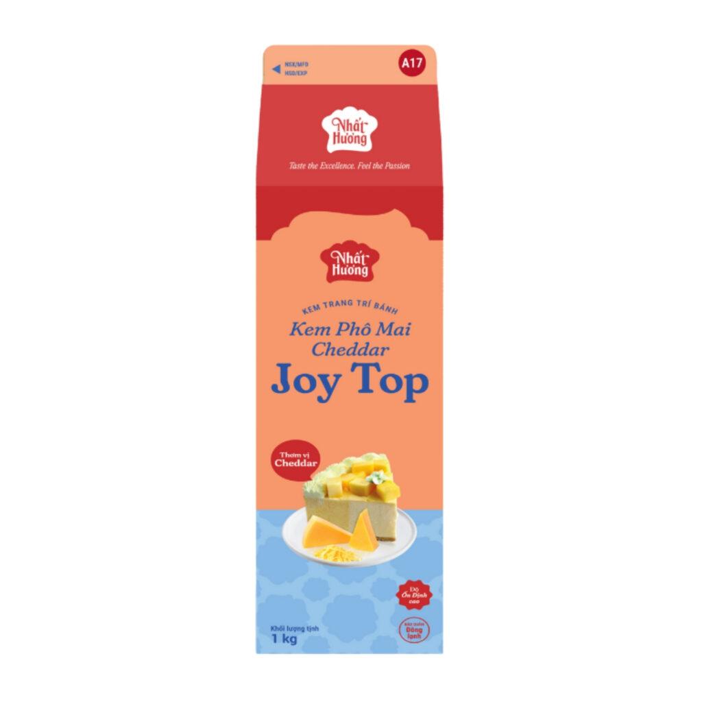 Kem Trang Trí Bánh Joy Top – Kem Phô Mai Cheddar