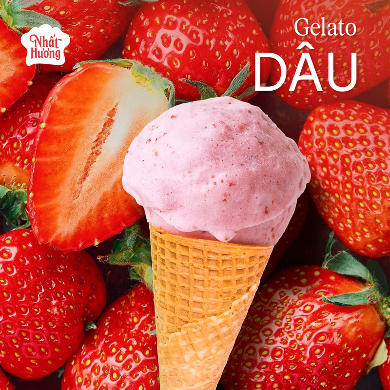 Kem Gelato Dâu