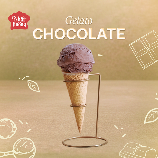 Kem Gelato Chocolate