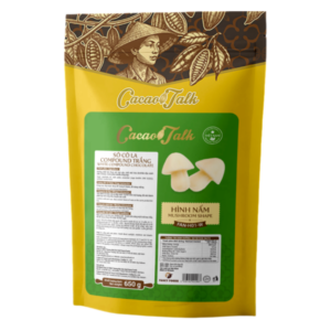 Sô Cô La Compound Trắng Hình Nấm FAN-H01-W Cacao Talk (650 g)