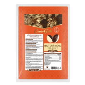 Sô Cô La Compound Trắng Và Sữa Hình Quả Trứng FAN-K01-MIX2 Cacao Talk (510 g)