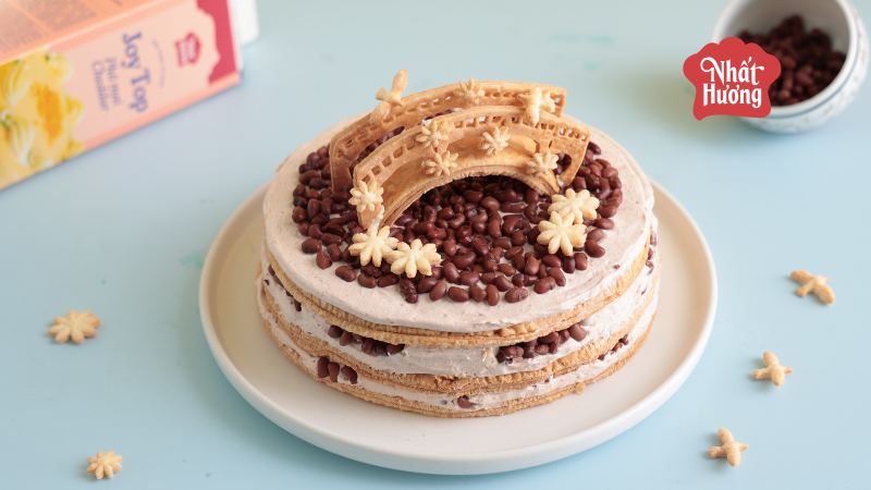 BẮT TRỌN TREND THẤT TỊCH CÙNG MÓN BÁNH: RED BEAN MILLE – FEUILLE