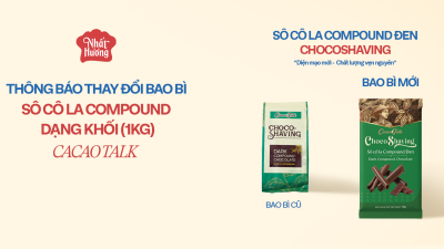 Sô cô la Compound Đen ChocoShaving 1kg