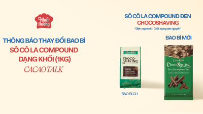 Sô cô la Compound Đen ChocoShaving 1kg