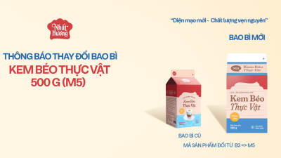 Kem Béo Thực vật 500g