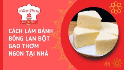 Cách làm bánh bông lan bột gạo