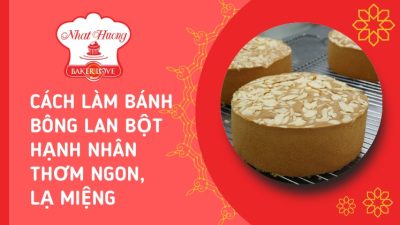 bánh bông lan bột hạnh nhân