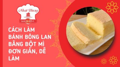 cách làm bánh bông lan bằng bột mì