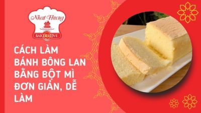 cách làm bánh bông lan bằng bột mì