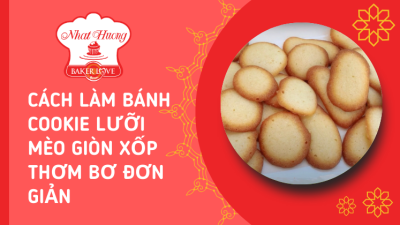 bánh cookie lưỡi mèo