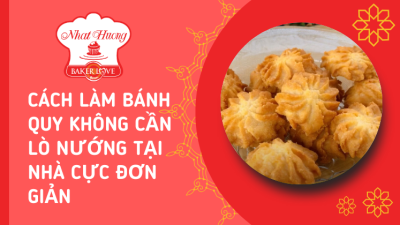 Làm bánh quy không cần lò nướng