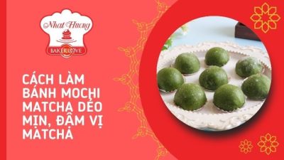 bánh mochi matcha