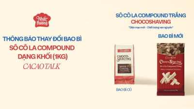 Sô cô la Compound Trắng ChocoShaving 1kg