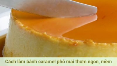 bánh caramel phô mai